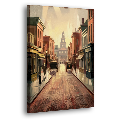 Joseph Historic Downtown - Canvas Wall Art - Side