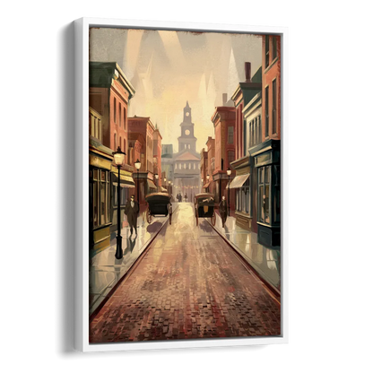 Joseph Historic Downtown Side - White Canvas Wall Art