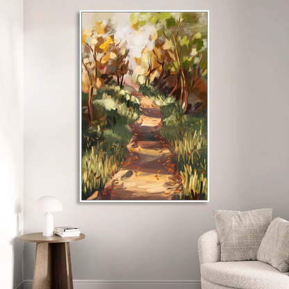 Joseph Nature Trails Sitting Room - White Canvas Wall Art