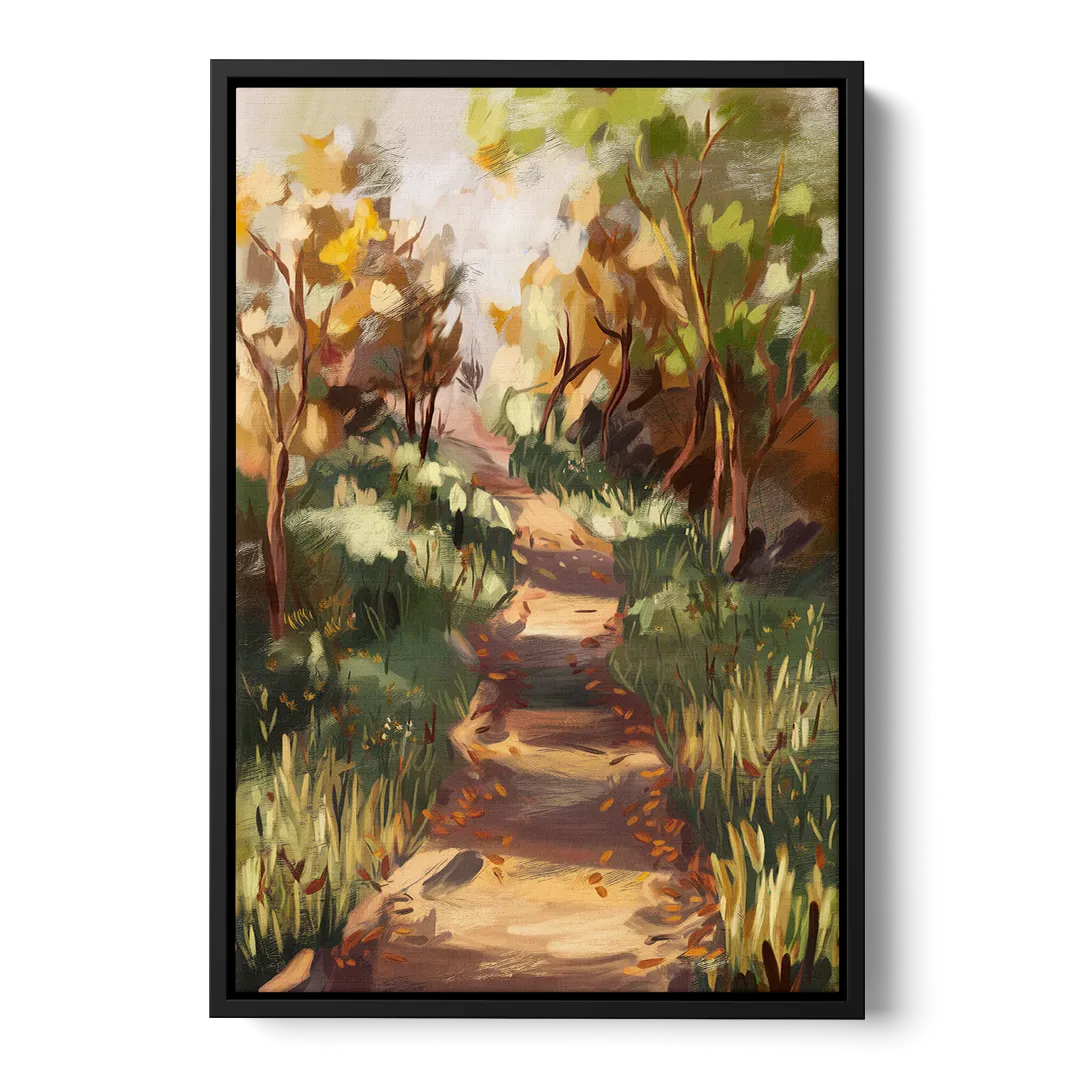 Joseph Nature Trails Front - Black Canvas Wall Art