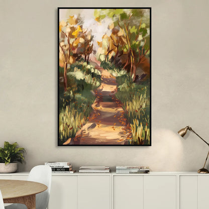 Joseph Nature Trails Sitting Room - Black Canvas Wall Art