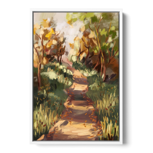 Joseph Nature Trails - White Framed Canvas Wall Art - Front
