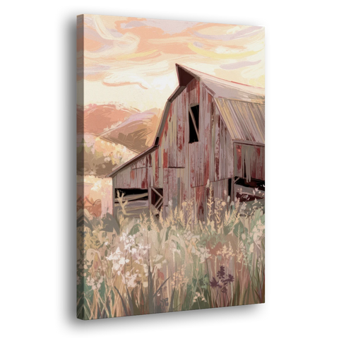 Joseph Rustic Charm - Canvas Wall Art - Side