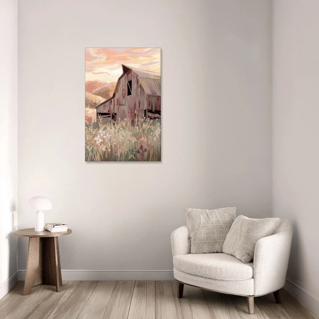 Joseph Rustic Charm - Canvas Wall Art - Sofa - 24x36