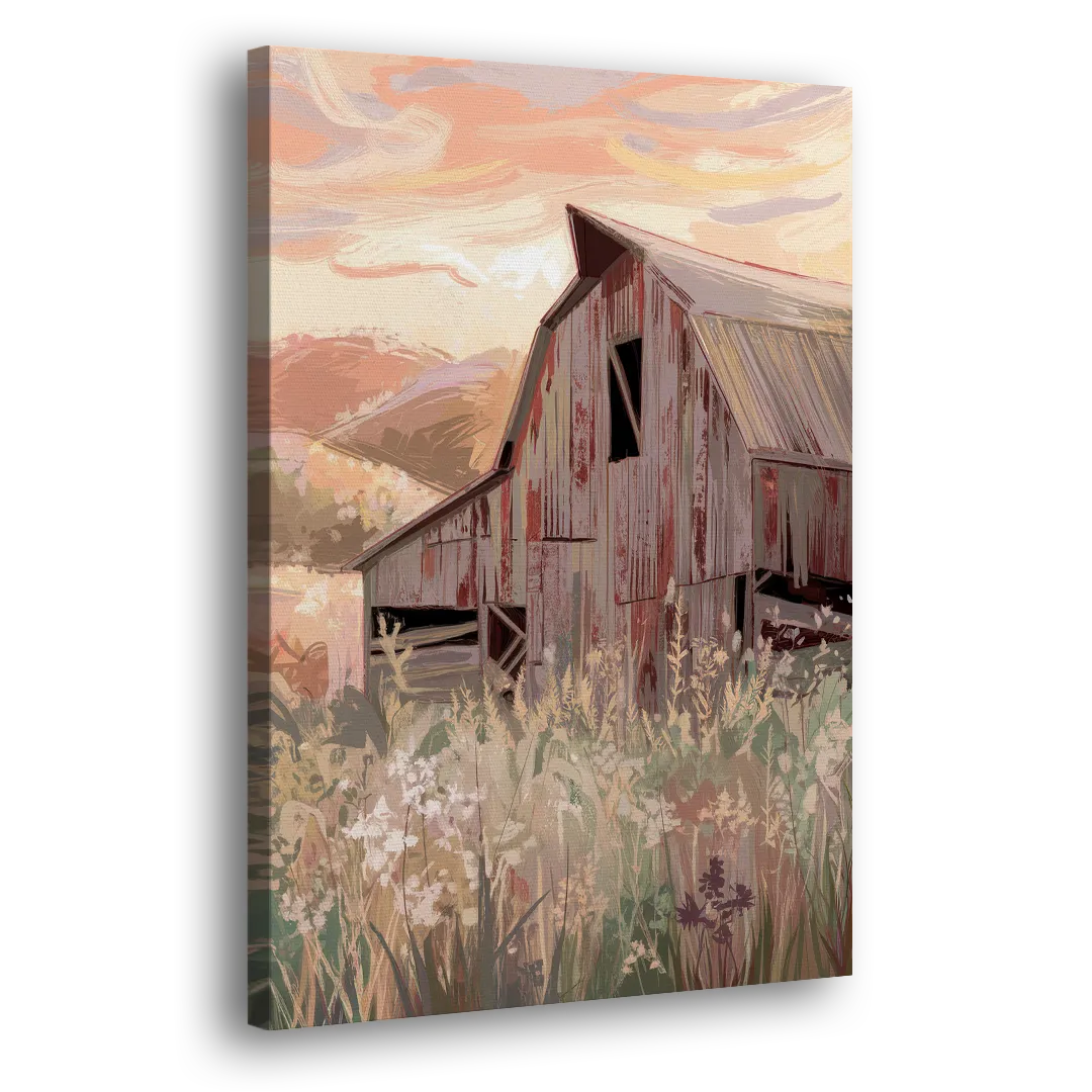Joseph Rustic Charm Side - Canvas Wall Art