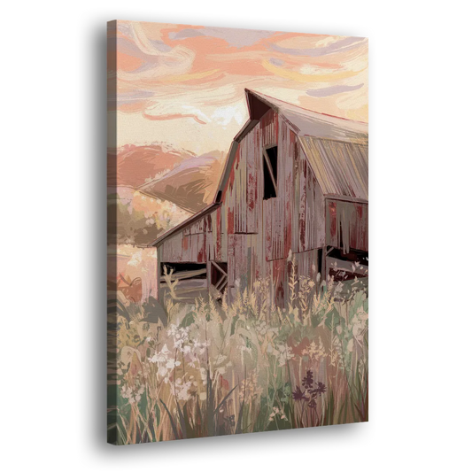 Joseph Rustic Charm Side - Canvas Wall Art