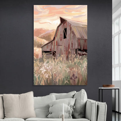 Joseph Rustic Charm Sitting Room - Canvas Wall Art