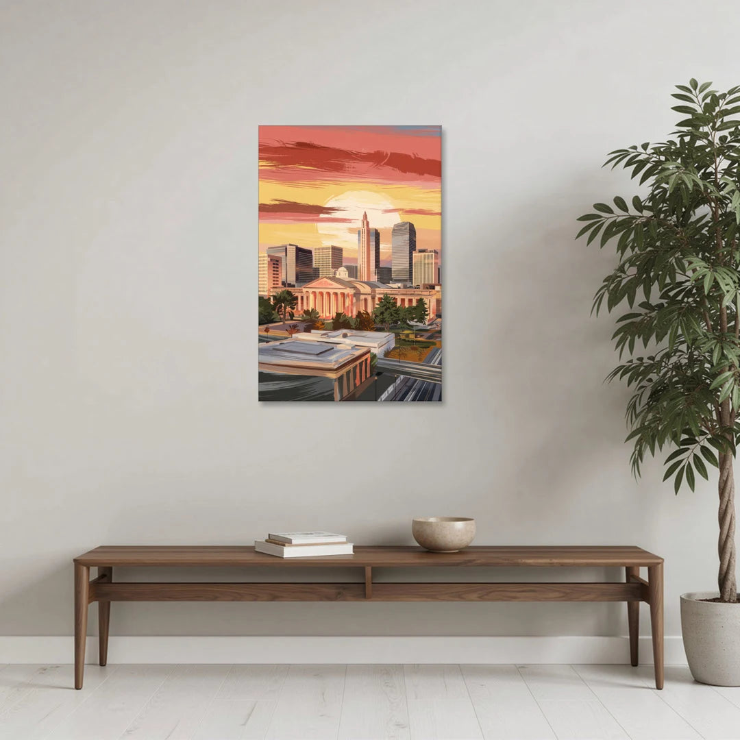 Joseph Skyline Sunset - Canvas Wall Art - Coffee Table - 24x36