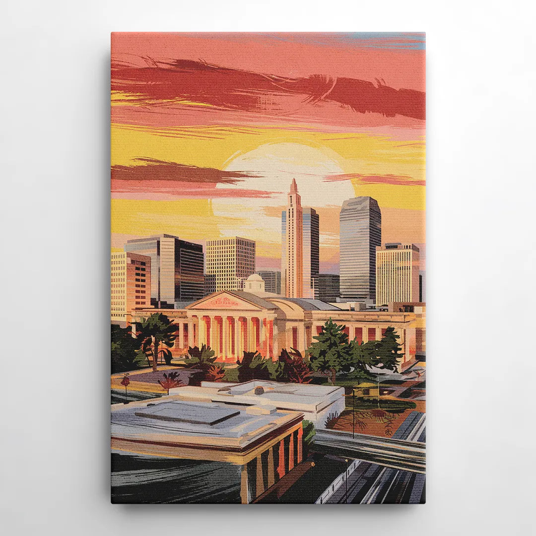 Joseph Skyline Sunset - Canvas Wall Art
