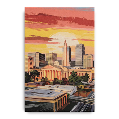 Joseph Skyline Sunset Front - Canvas Wall Art