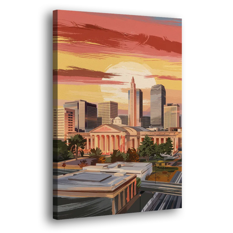 Joseph Skyline Sunset - Canvas Wall Art