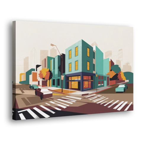 Joseph Urban Landscape - Canvas Wall Art - Side