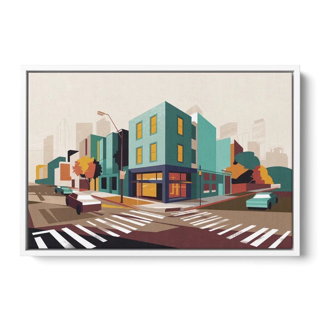 Joseph Urban Landscape Front - White Canvas Wall Art