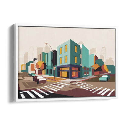 Joseph Urban Landscape Side - White Canvas Wall Art