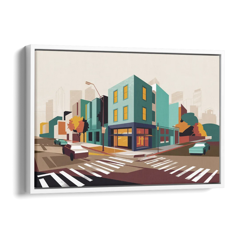 Joseph Urban Landscape Side - White Canvas Wall Art