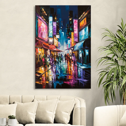 Joseph Vibrant Streets Sitting Room - Canvas Wall Art