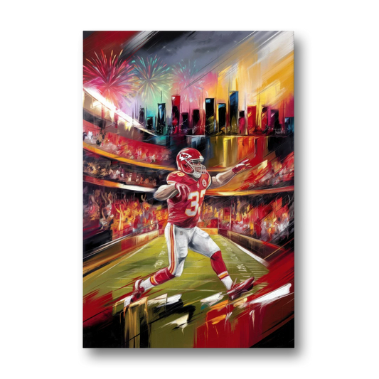 Kansas City Chiefs Game Day - Canvas Wall Art - Front