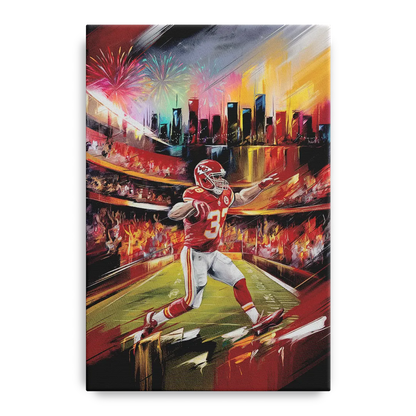 Kansas City Chiefs Game Day Front - Canvas Wall Art
