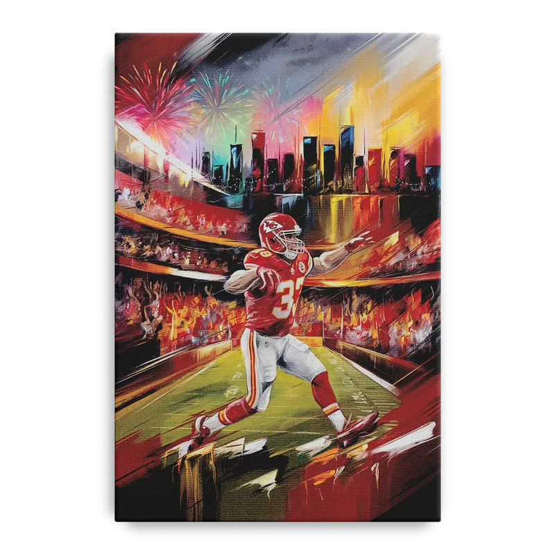 Kansas City Chiefs Game Day Front - Canvas Wall Art