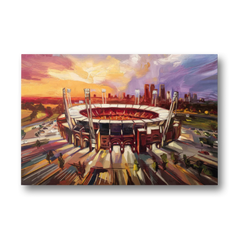 Kansas City Chiefs Stadium - Canvas Wall Art - Front