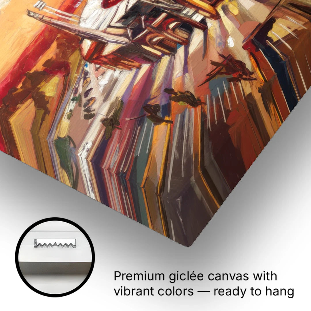 Kansas City Chiefs Stadium - Canvas Wall Art - Gallery Wrap Corner