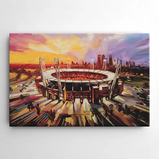 Kansas City Chiefs Stadium - Canvas Wall Art