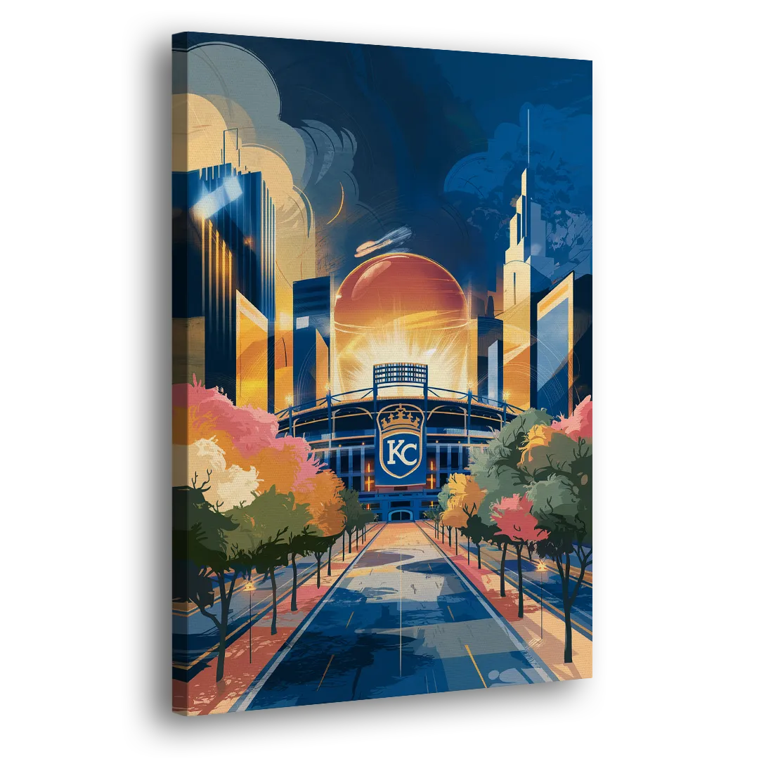 Kansas City Royals Championship Side - Canvas Wall Art