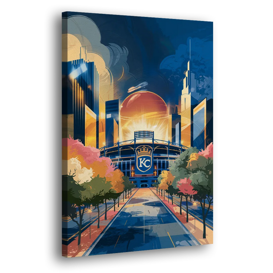 Kansas City Royals Championship Side - Canvas Wall Art