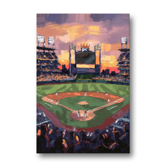 Kansas City Royals Stadium View - Canvas Wall Art - Front