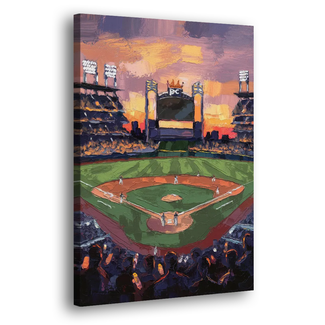 Kansas City Royals Stadium View Side - Canvas Wall Art