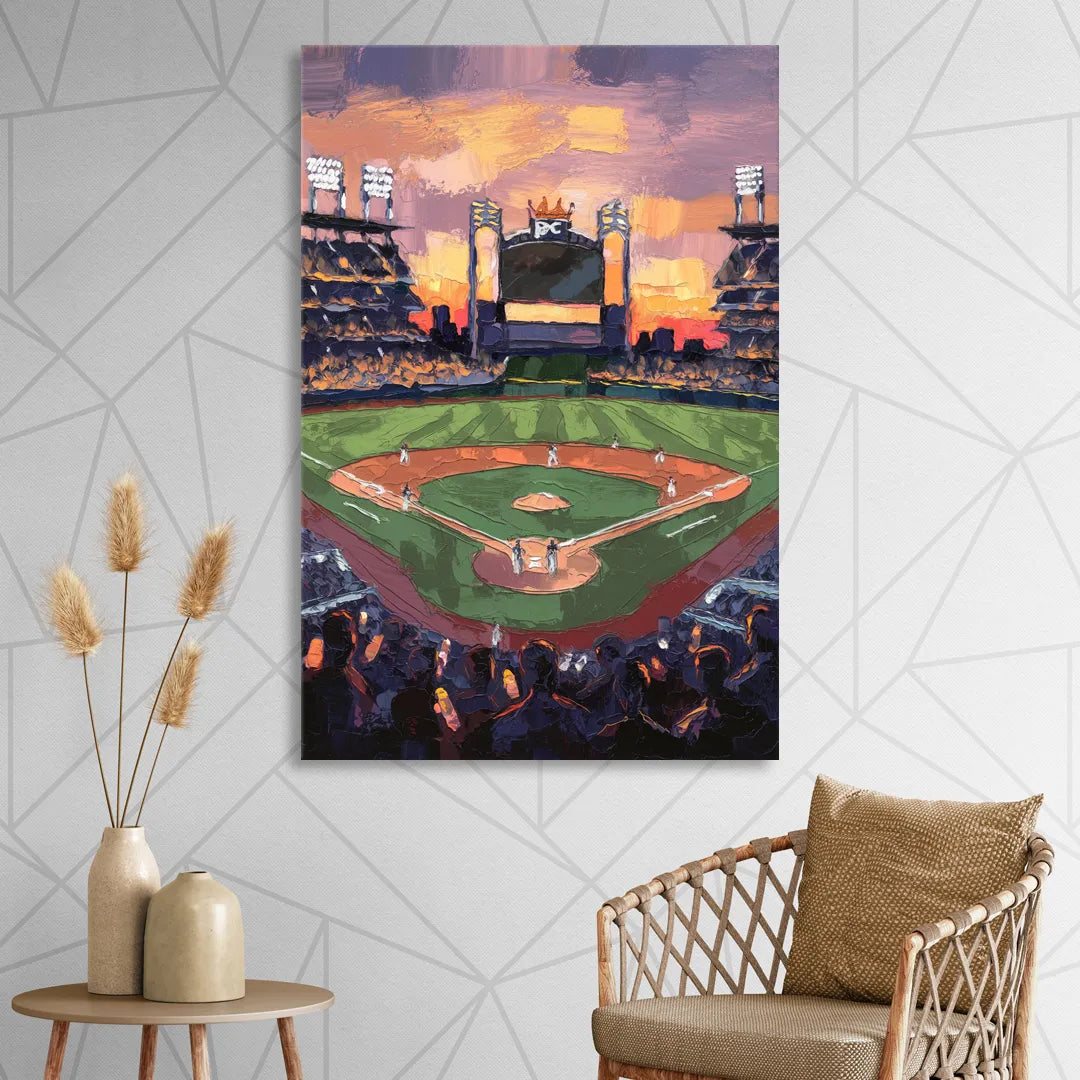 Kansas City Royals Stadium View Living Room - Canvas Wall Art
