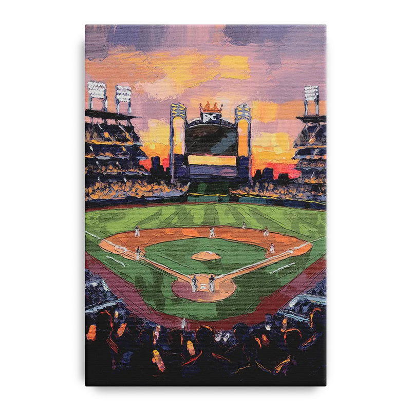 Kansas City Royals Stadium View Front - Canvas Wall Art