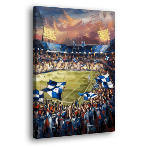 Kansas City Sporting KC Tribute - Canvas Wall Art - Side