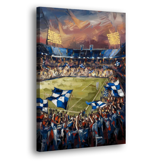 Kansas City Sporting KC Tribute Side - Canvas Wall Art