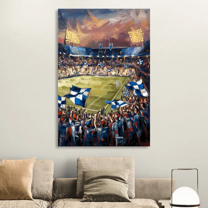 Kansas City Sporting KC Tribute Sitting Room - Canvas Wall Art