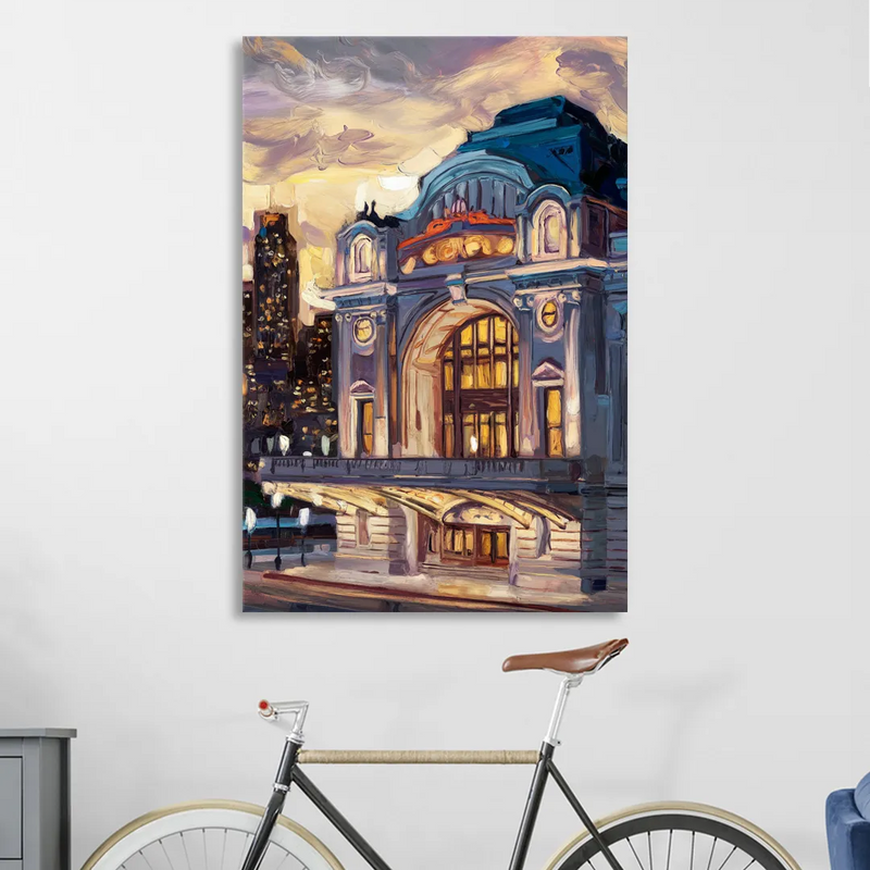 Kansas City Union Station Living Room - Canvas Wall Art