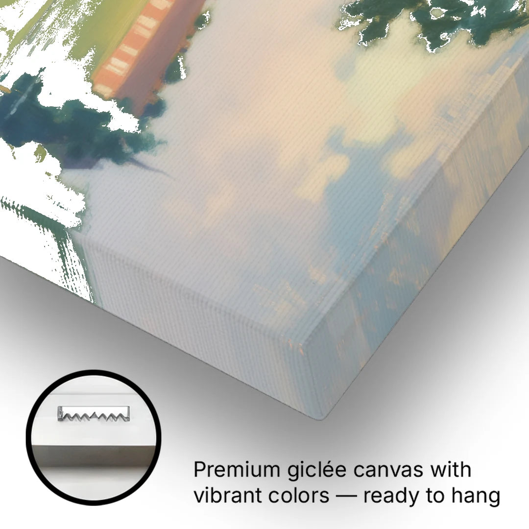Kastellet Calm - Canvas Wall Art - Gallery Wrap Corner