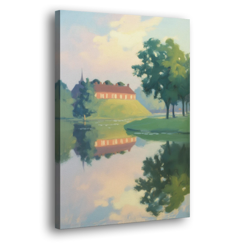 Kastellet Calm - Canvas Wall Art - Side