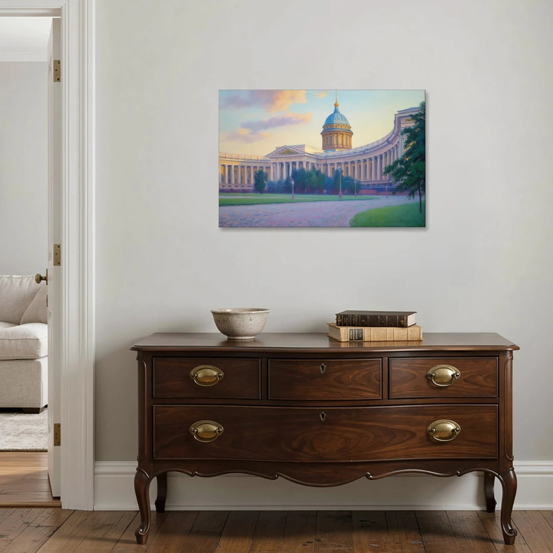 Kazan Cathedral Serenity - Canvas Wall Art - Coffee Table - 36x24