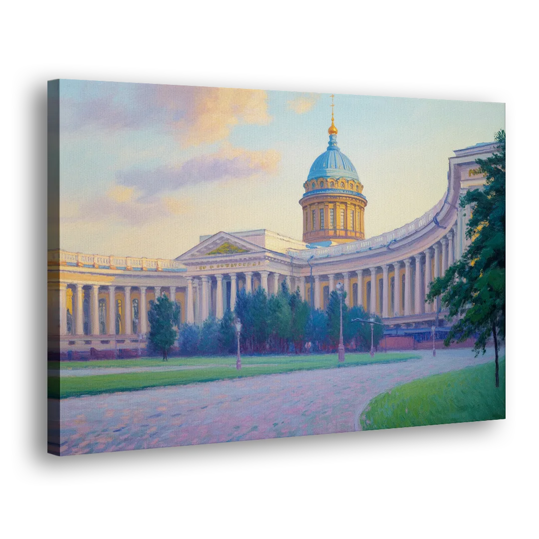 Kazan Cathedral Serenity Side - Canvas Wall Art