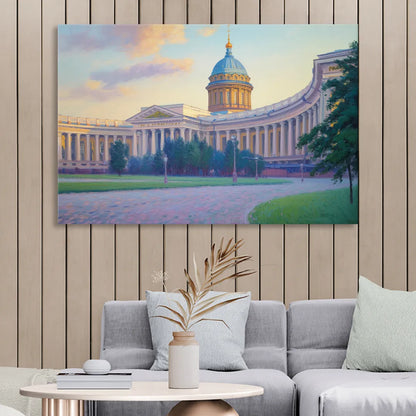 Kazan Cathedral Serenity Sitting Room - Canvas Wall Art