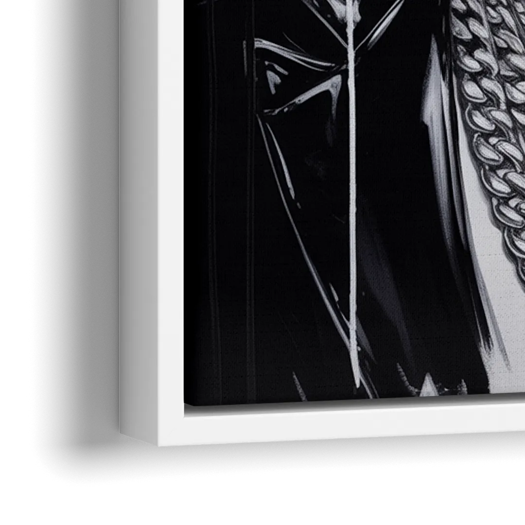 Kind Wave 2.0 - Close-Up White Frame Canvas