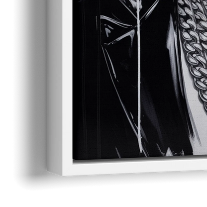 Kind Wave 2.0 - Close-Up White Frame Canvas