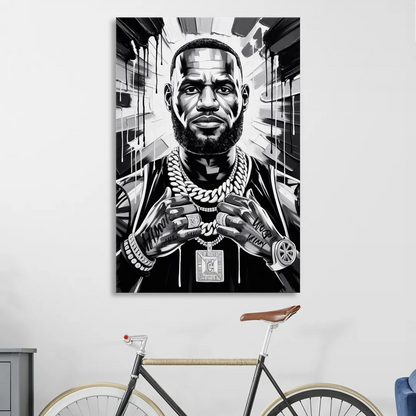 King Mode Living Room - Canvas Wall Art