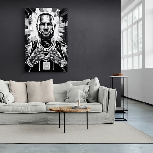 King Mode - Canvas Wall Art Living Room