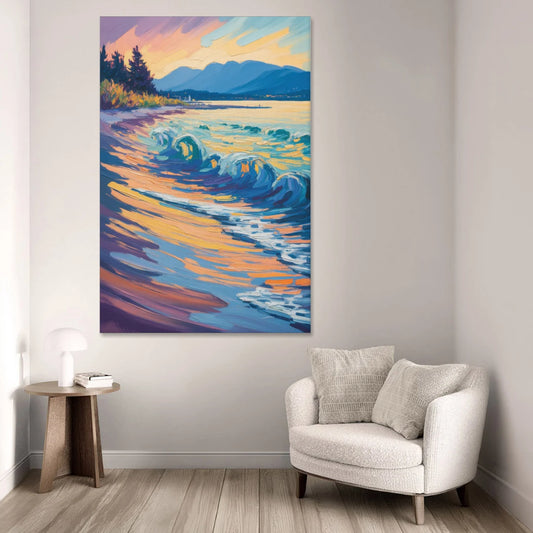 Kitsilano Beach - Canvas Wall Art - Sofa - 40x60