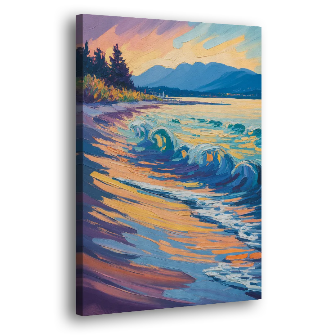 Kitsilano Beach Side - Canvas Wall Art