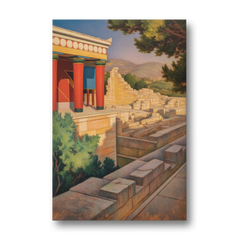 Knossos Palace - Canvas Wall Art - Front