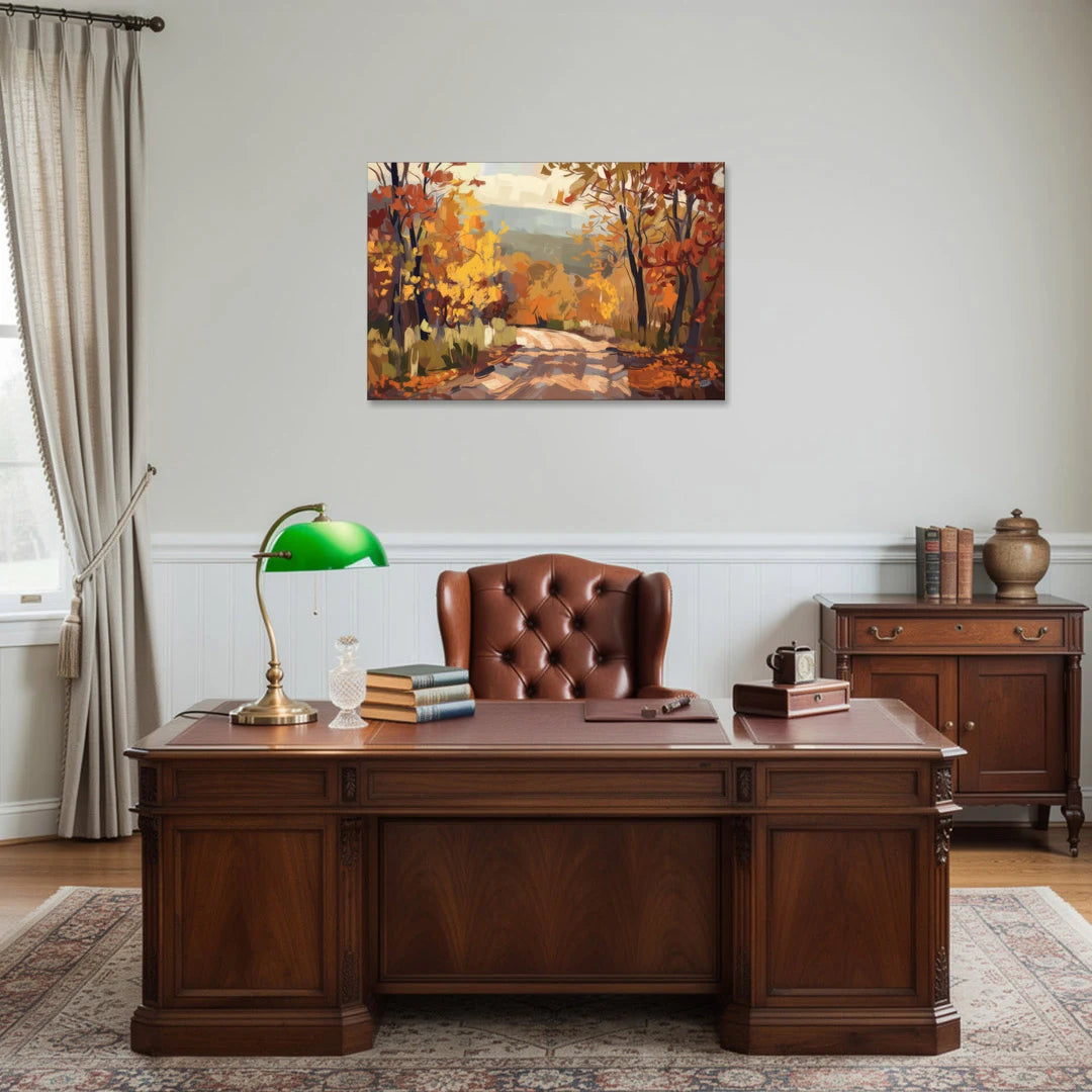 Knoxville Autumn Colors - Canvas Wall Art - Office - 36x24