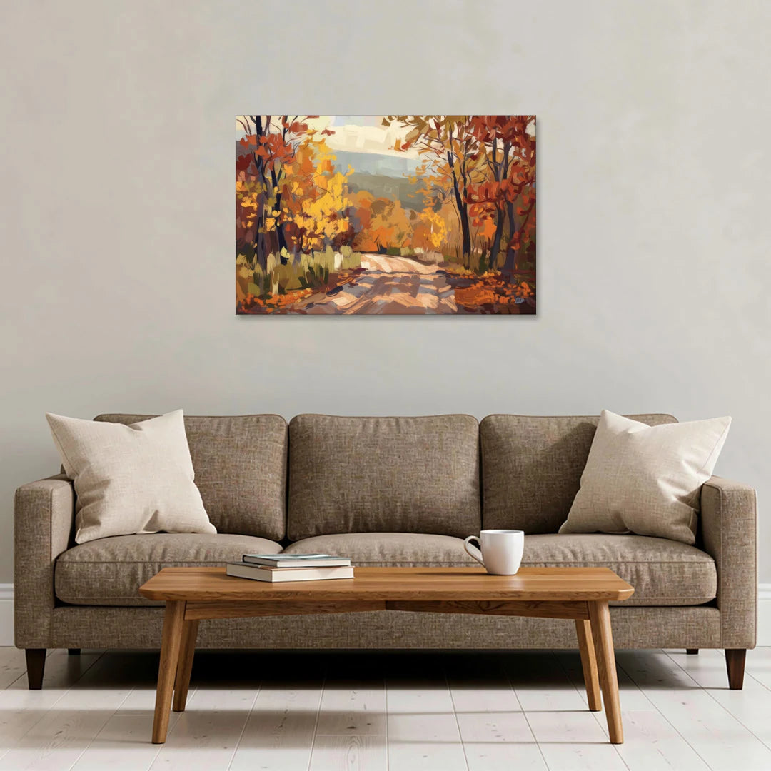Knoxville Autumn Colors - Canvas Wall Art - Sofa - 36x24